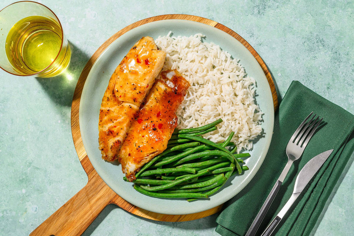 Thai-Style Fried Salmon 