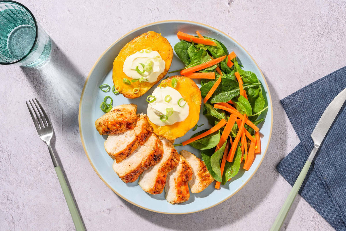 BBQ-Sauced Chicken Thighs