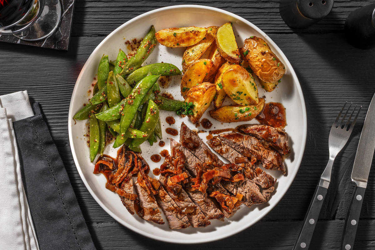 Tenderloin Steak and Balsamic Sauce