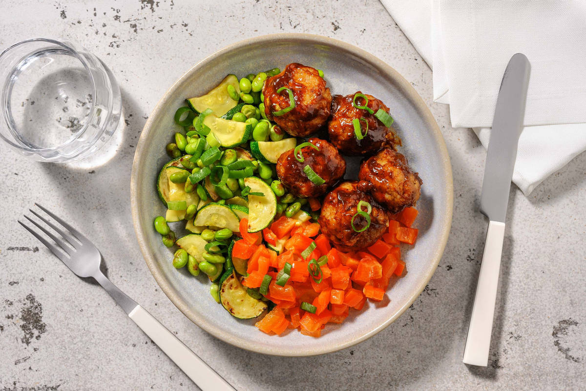 Carb Smart Wonton-Inspired Beyond Meat® Meatballs