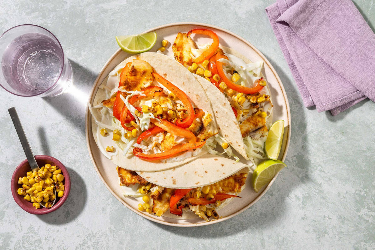 Tacos de tilapia au four