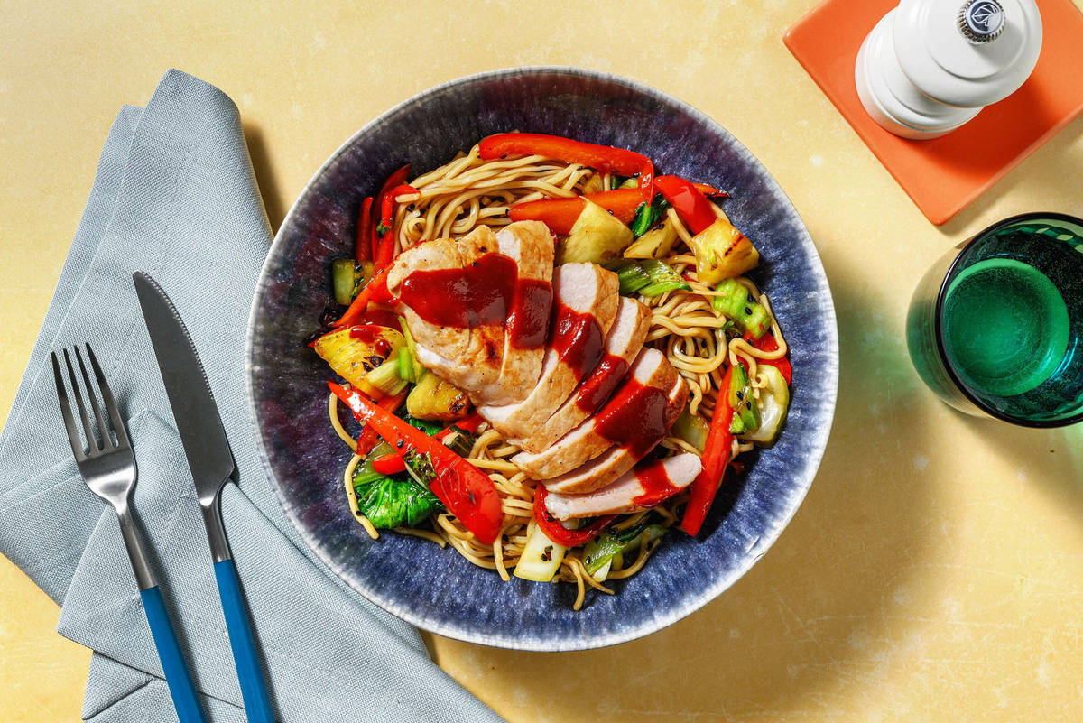 Gochujang-Glazed Pork Tenderloin