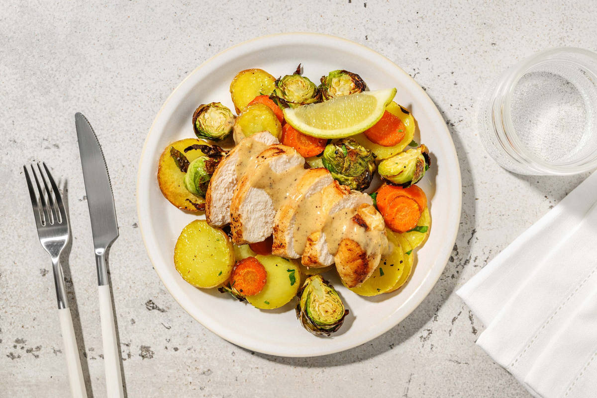 Smart Creamy Lemon-Garlic Chicken Thighs 