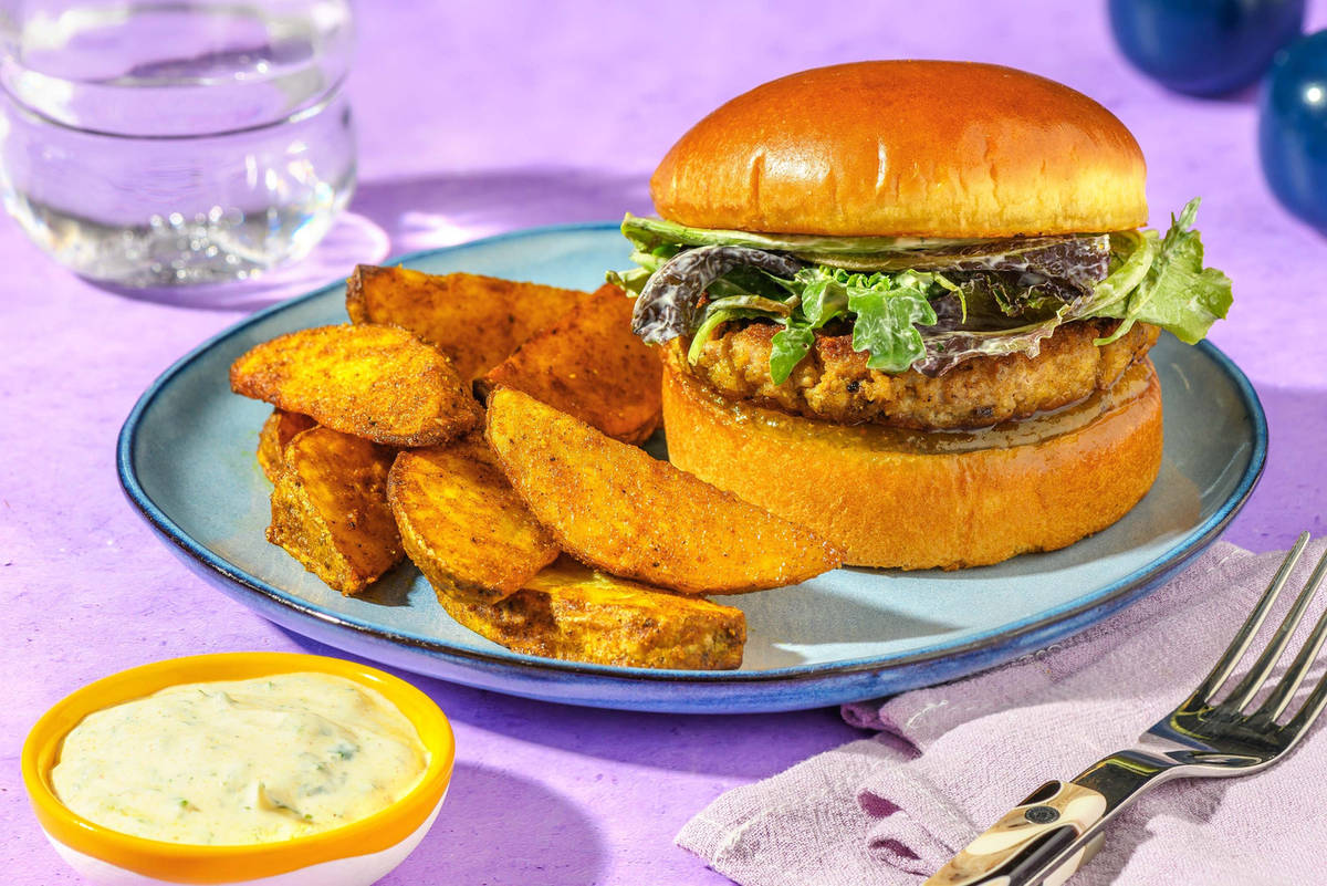 Indian-Spiced Beef Burgers