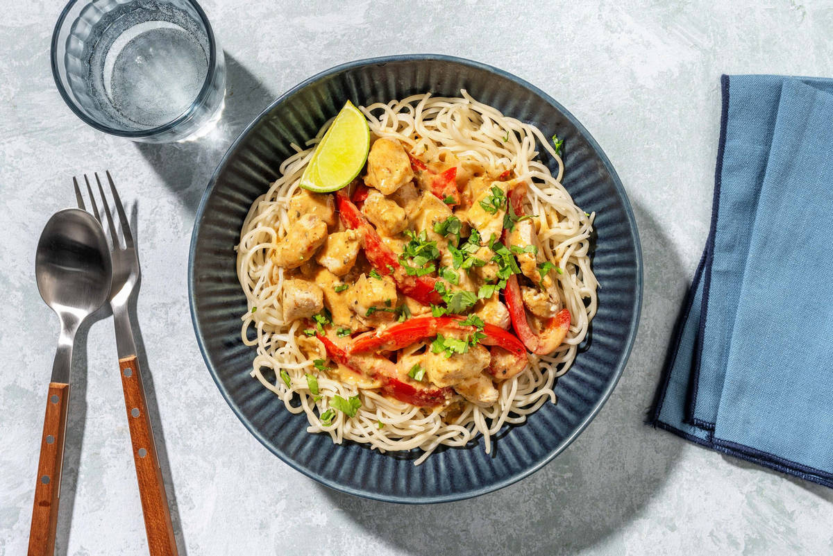 Golden Thai-Style Chicken Thighs Curry