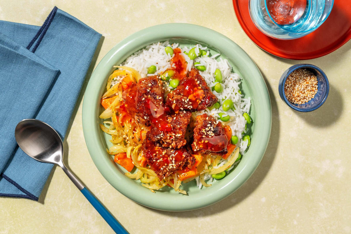 Sweet Heat Tofu Bowls