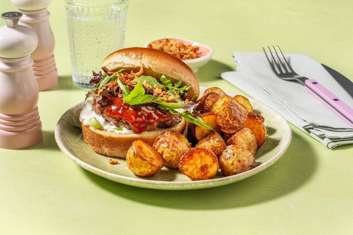 Burgers grillés au pain de viande