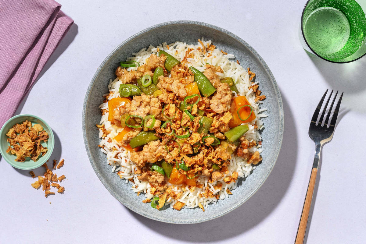 Filipino-Inspired Pork and Rice Bowls