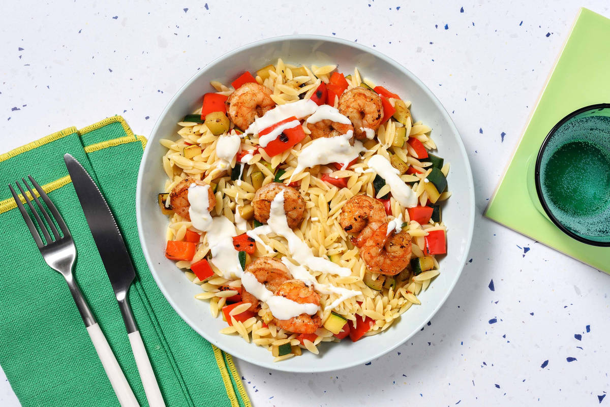 Double Grilled Shrimp Skewers