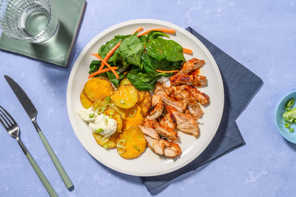 BBQ-Sauced Chicken Breasts