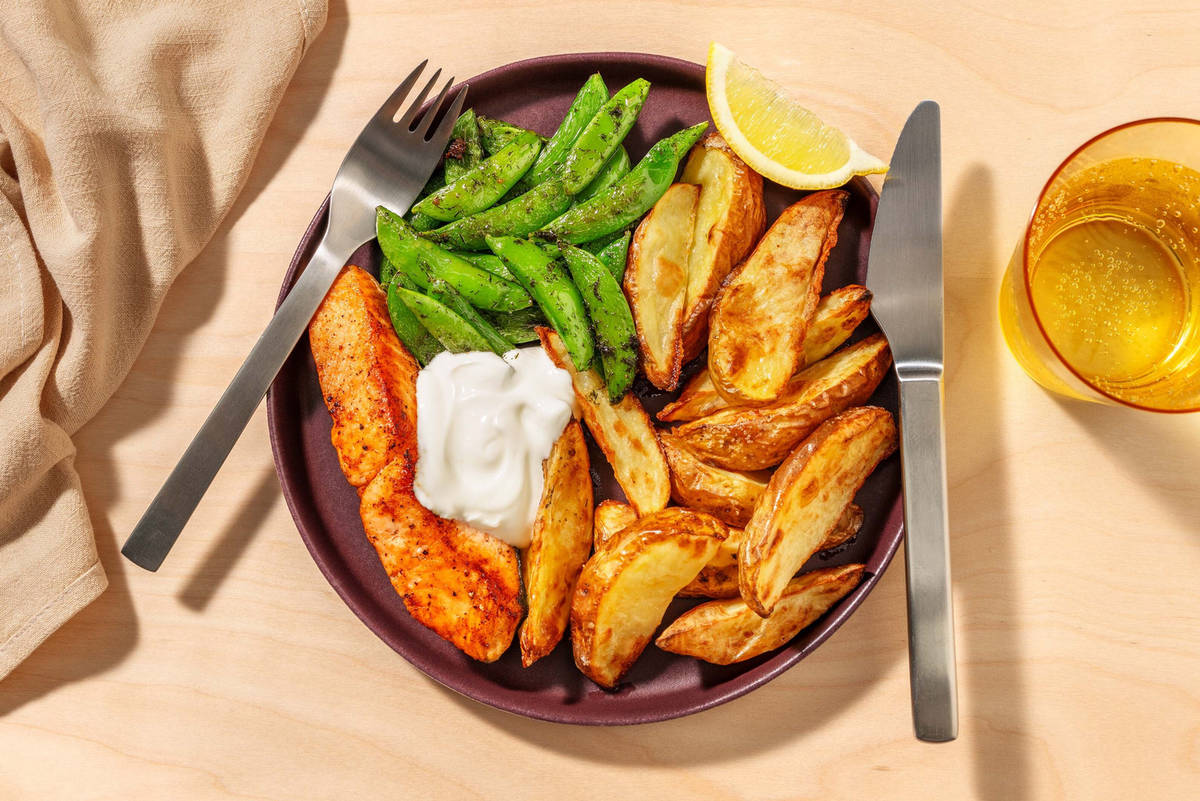 Pan-Seared Greek-Style Tilapia
