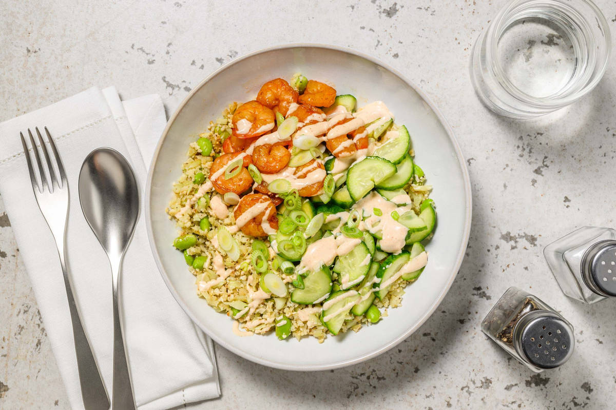 Smart Warm Shrimp Poke Bowl