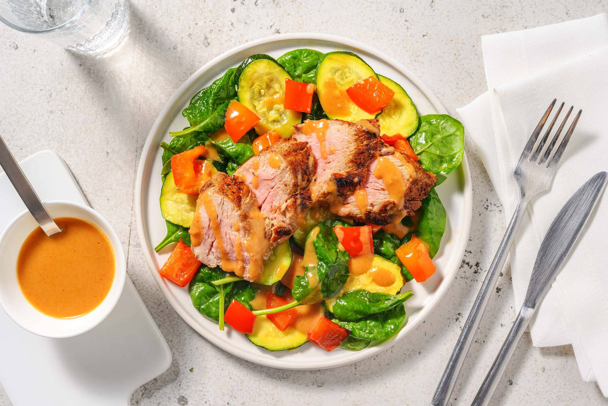 Côtelettes de porc façon thaïe