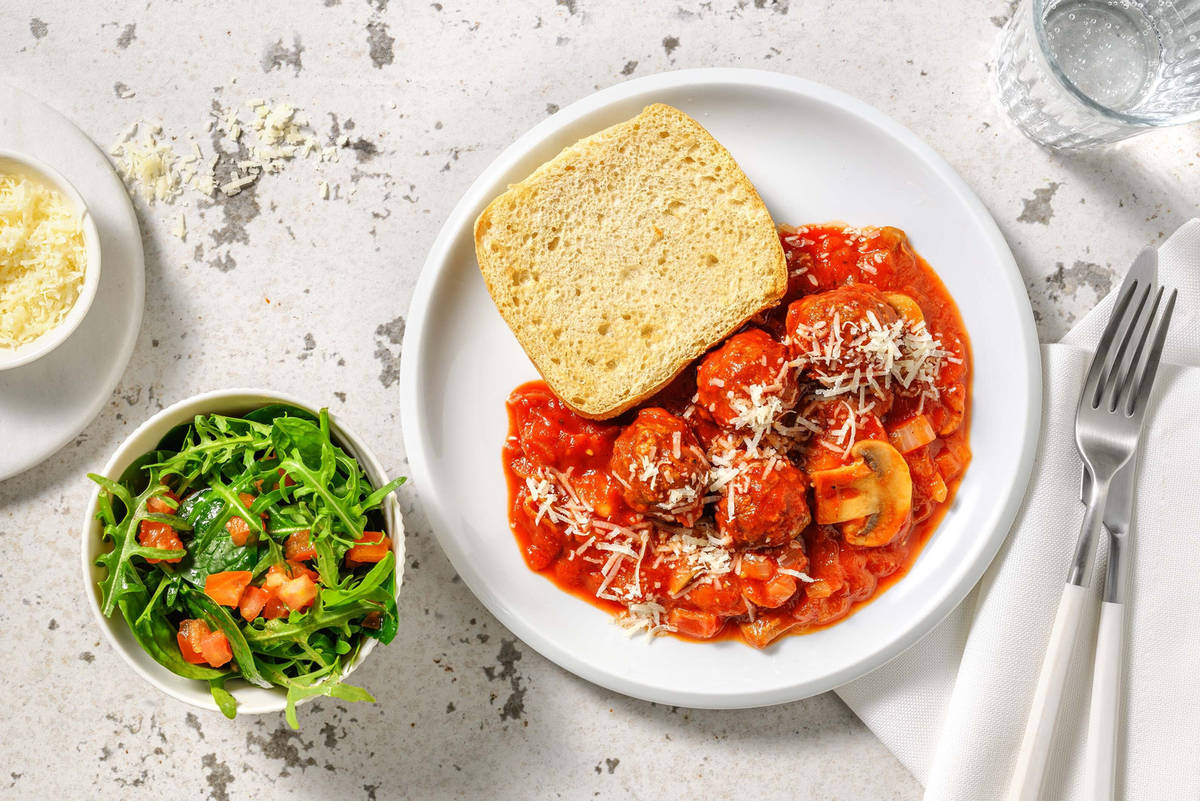 Carb Smart Marinara Meatballs