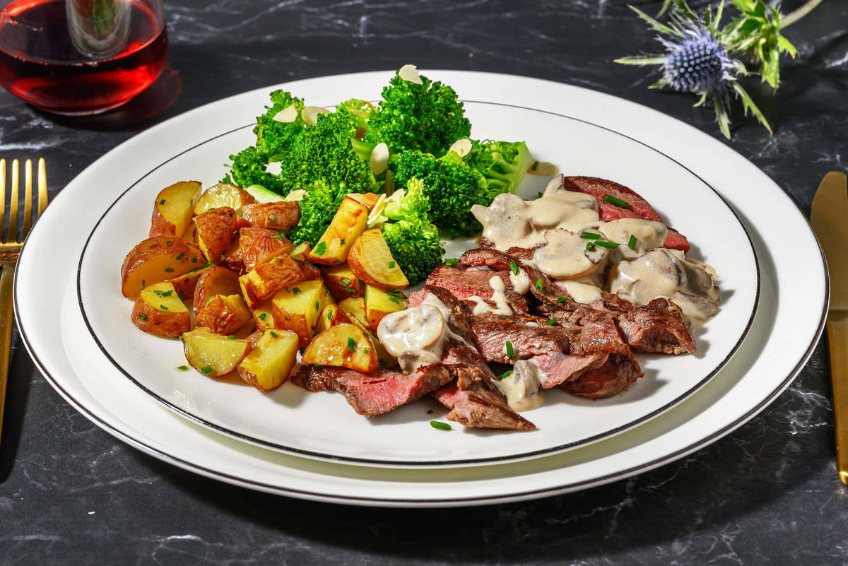 Mushroom 'Steak Diane'