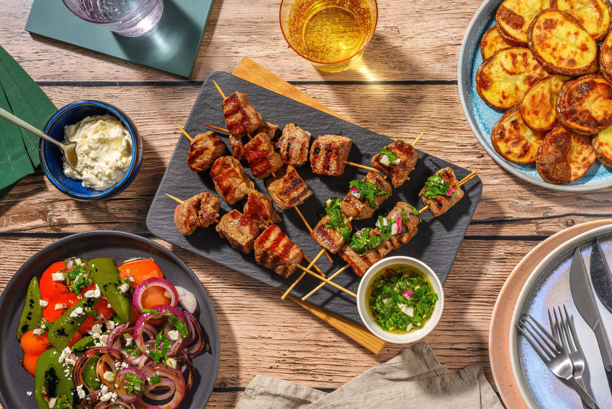 Grilled Steak Skewers