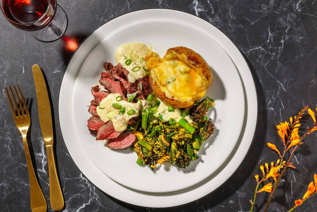 Striploin Steaks in Creamy Pan Sauce