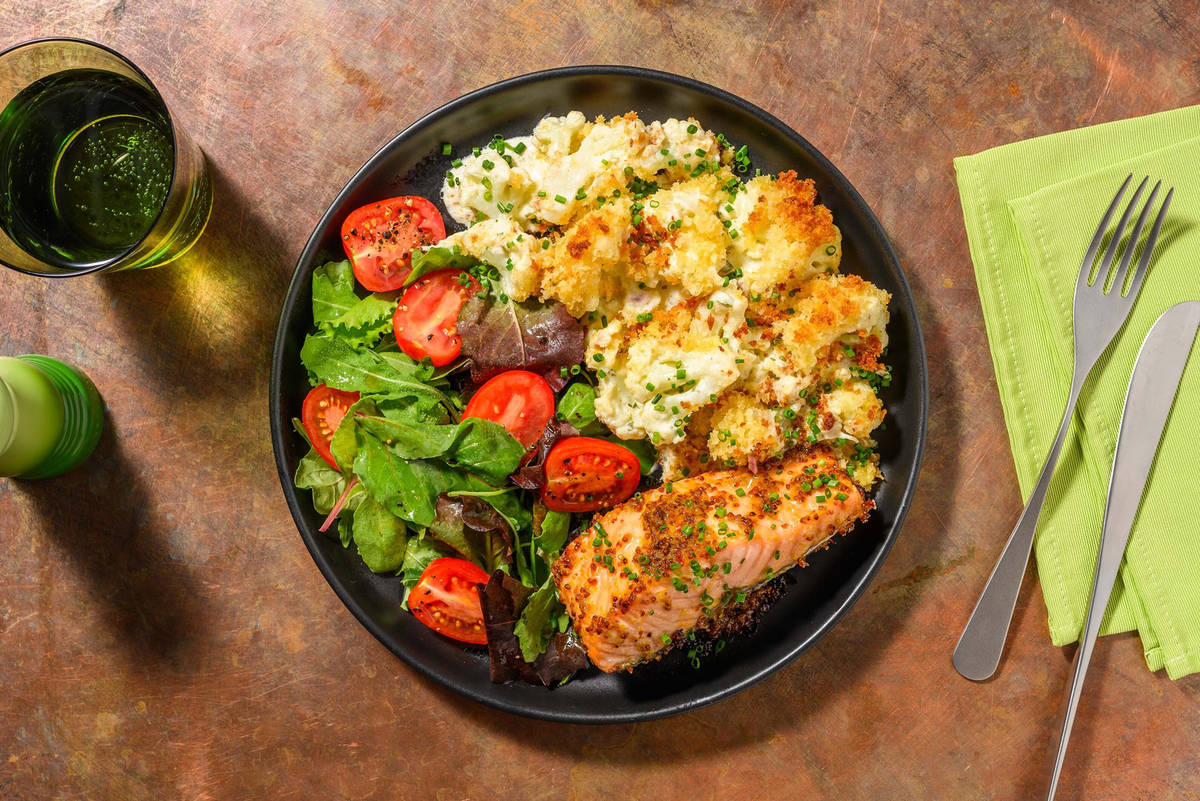 Maple-Mustard Salmon