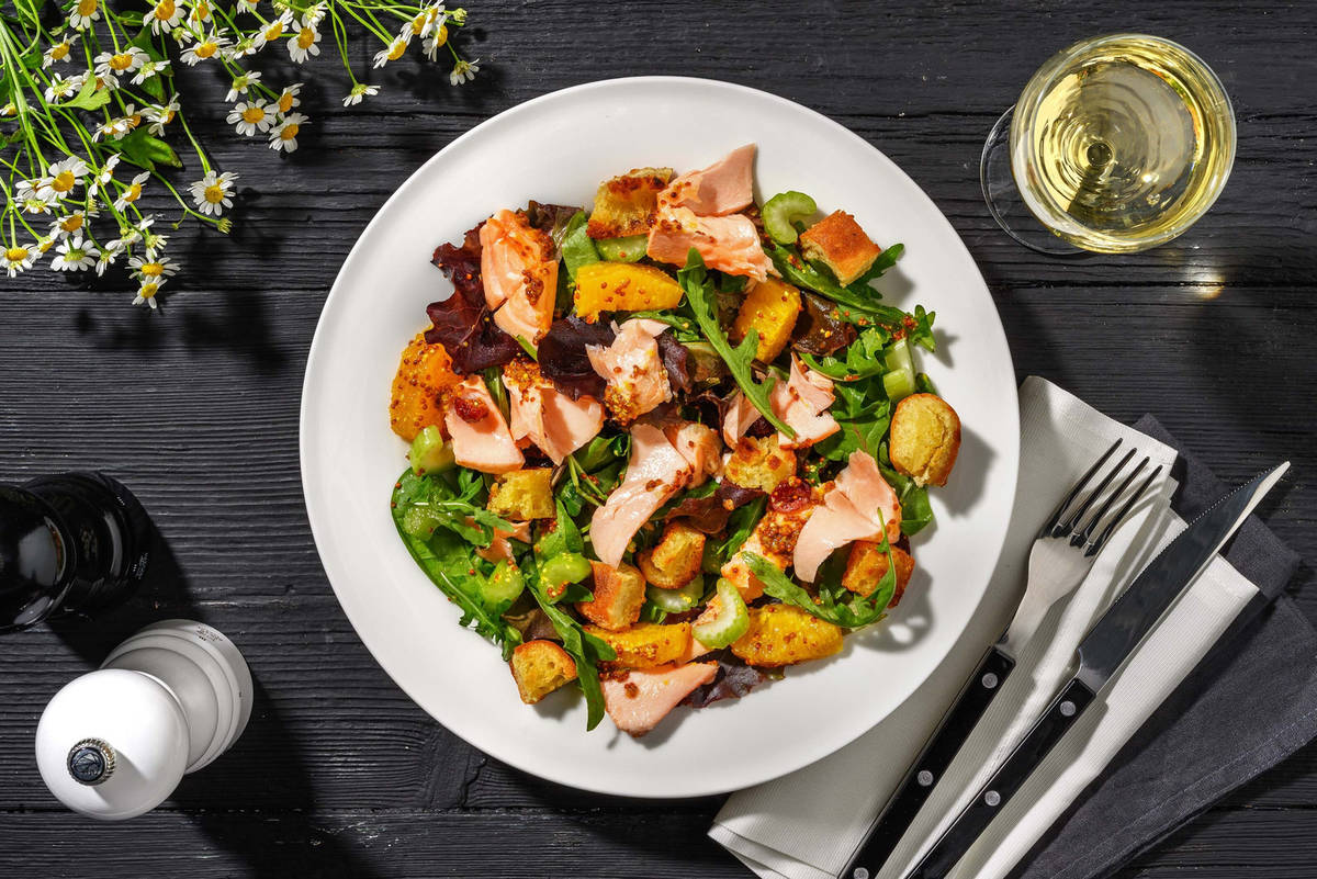 Roasted Honey-Mustard Salmon