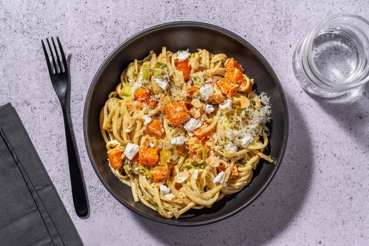 Creamy Squash Linguine