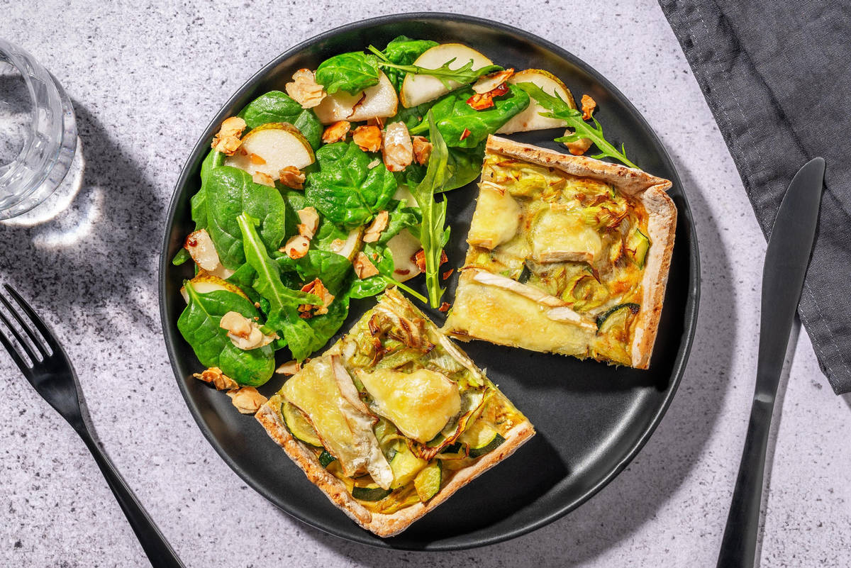 Brie-and-Vegetable Tart