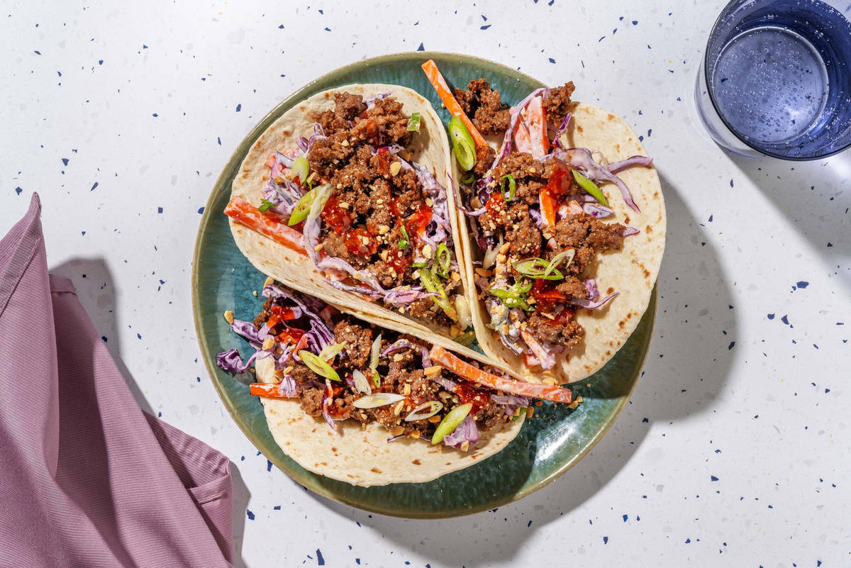 SuperQuick Asian-Inspired Tofu Tacos