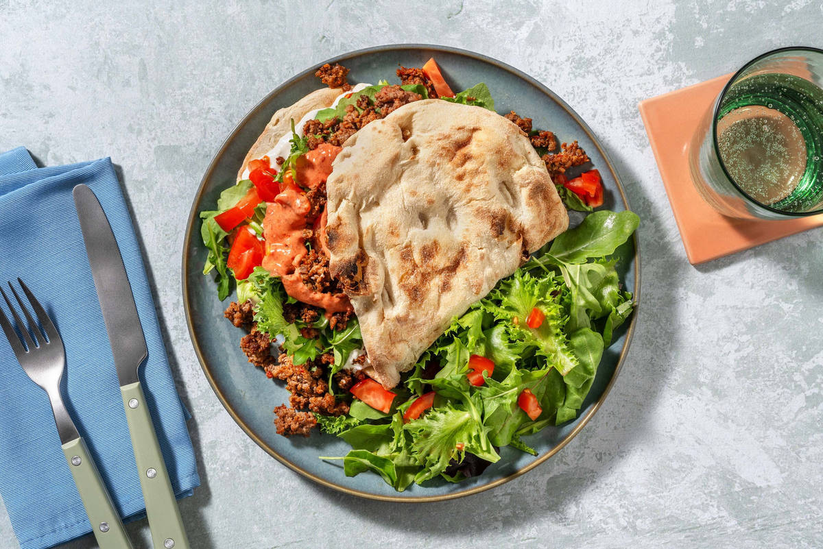 SuperQuick Euro-Inspired Messy Turkey Wraps