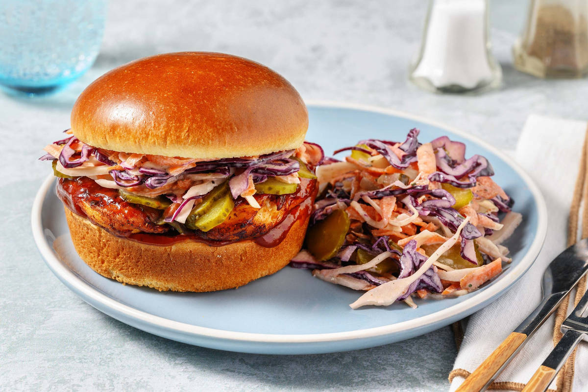 BBQ Chicken Breast Sandwiches