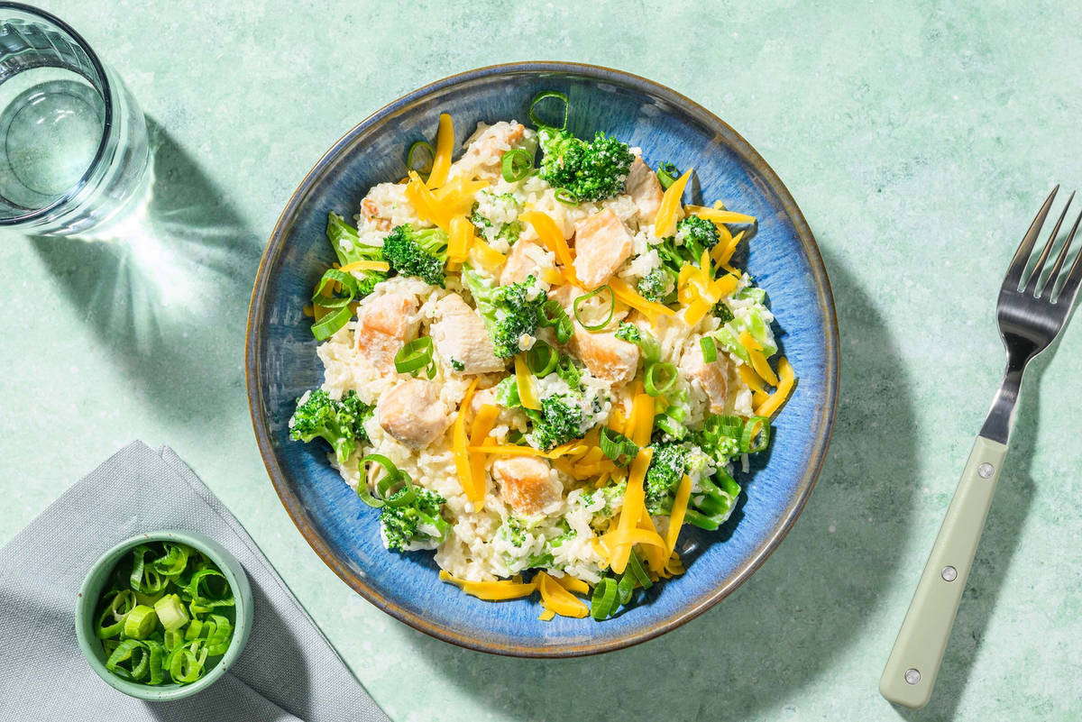 SuperQuick Chicken Breast and Broccoli Rice Bowls