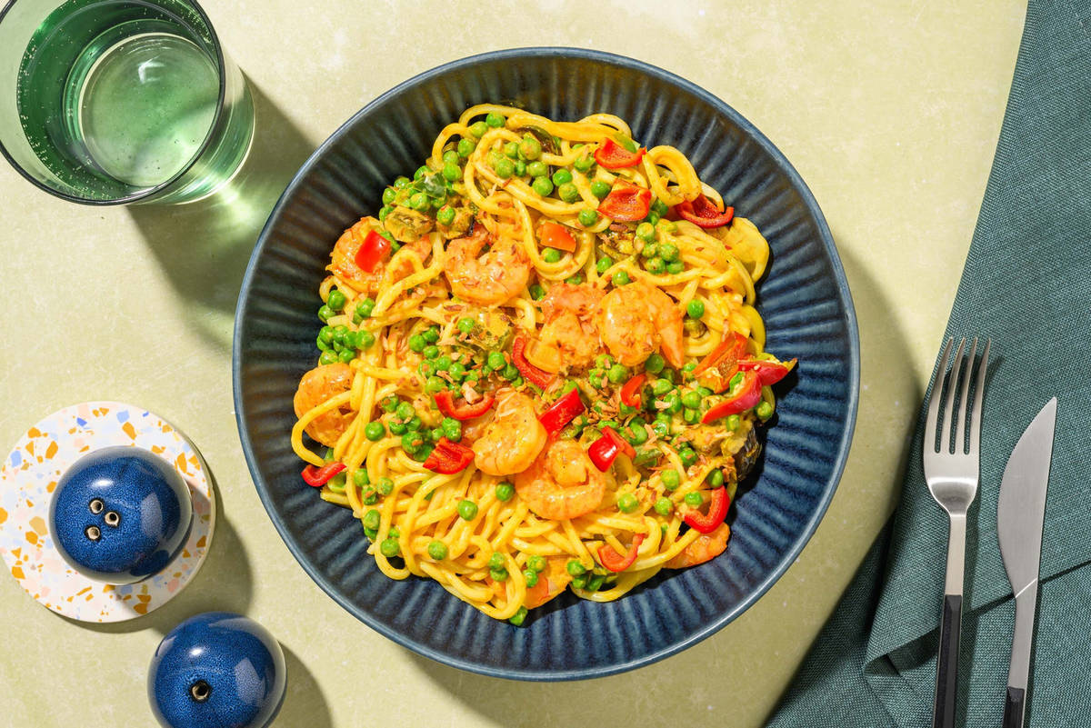 SuperQuick Thai Shrimp Noodles