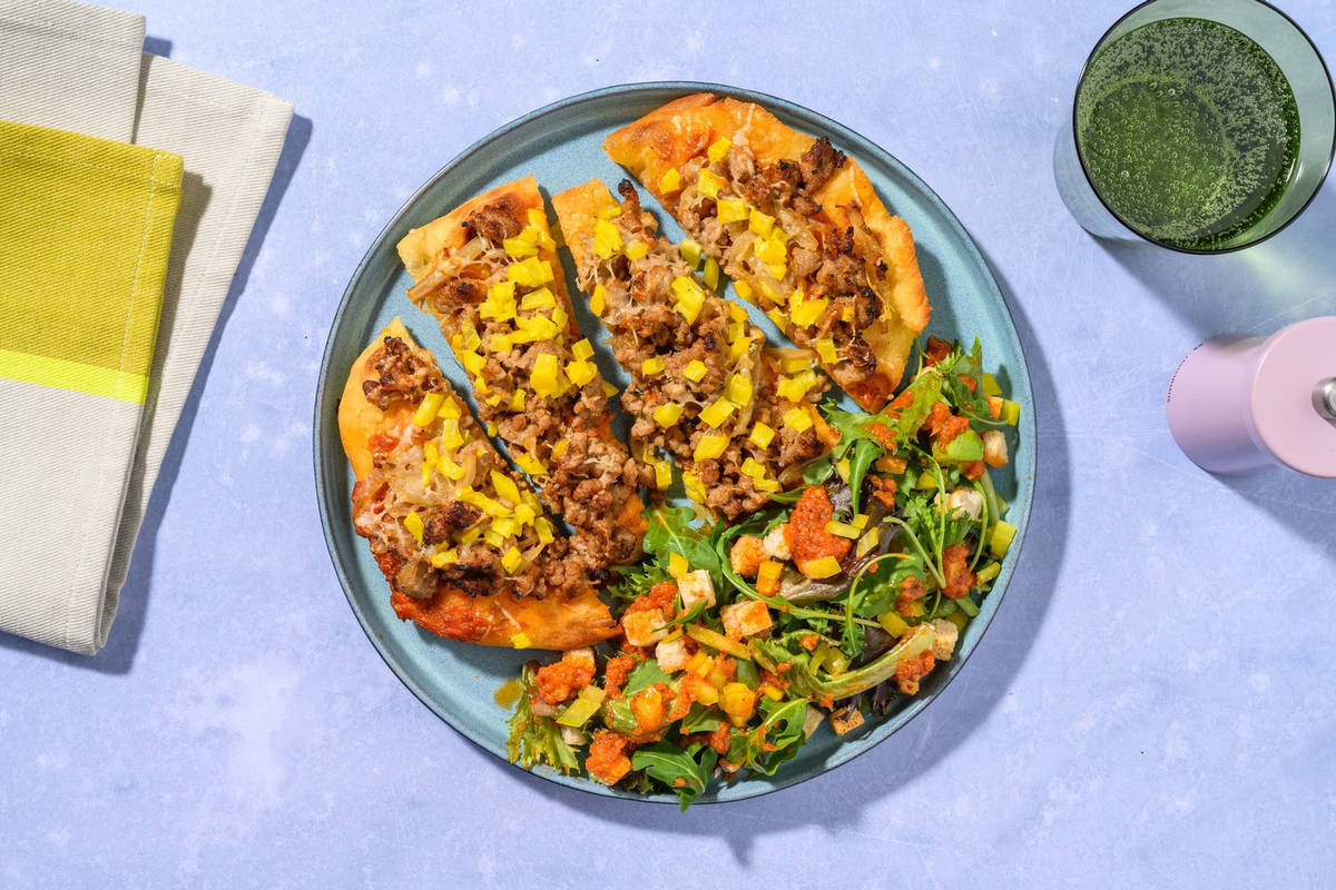 Pains plats au bœuf