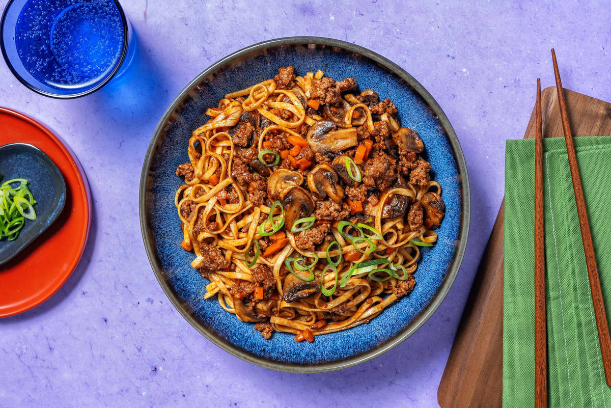Asiatisk-inspirerad blandfärswok