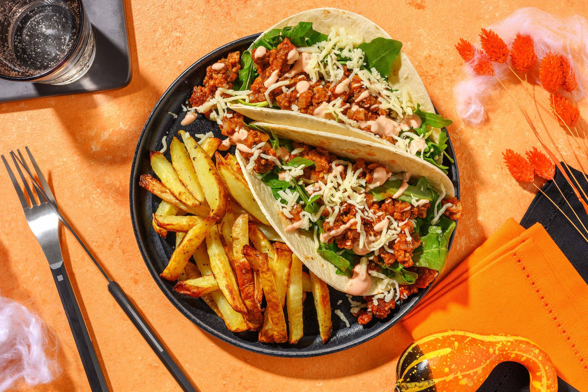 Cheeseburger Inspired Tacos 