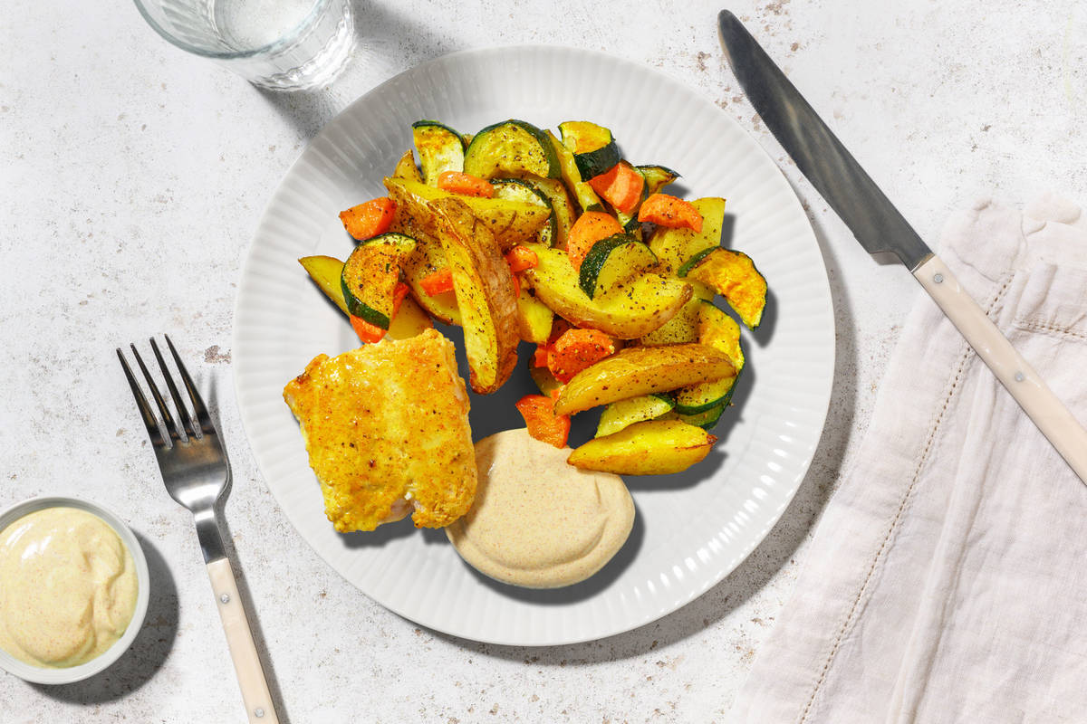 Extra de merluza al estilo tandoori