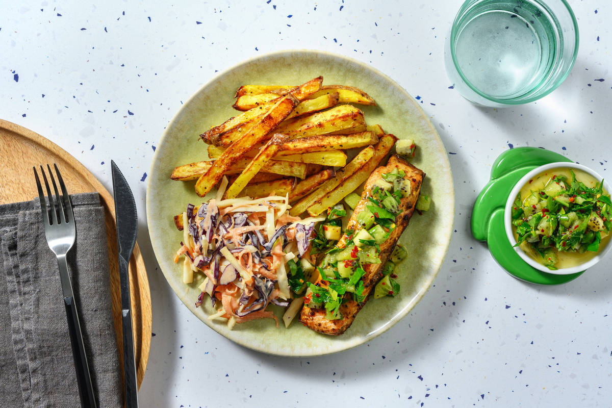 Caribbean Style Spiced Salmon