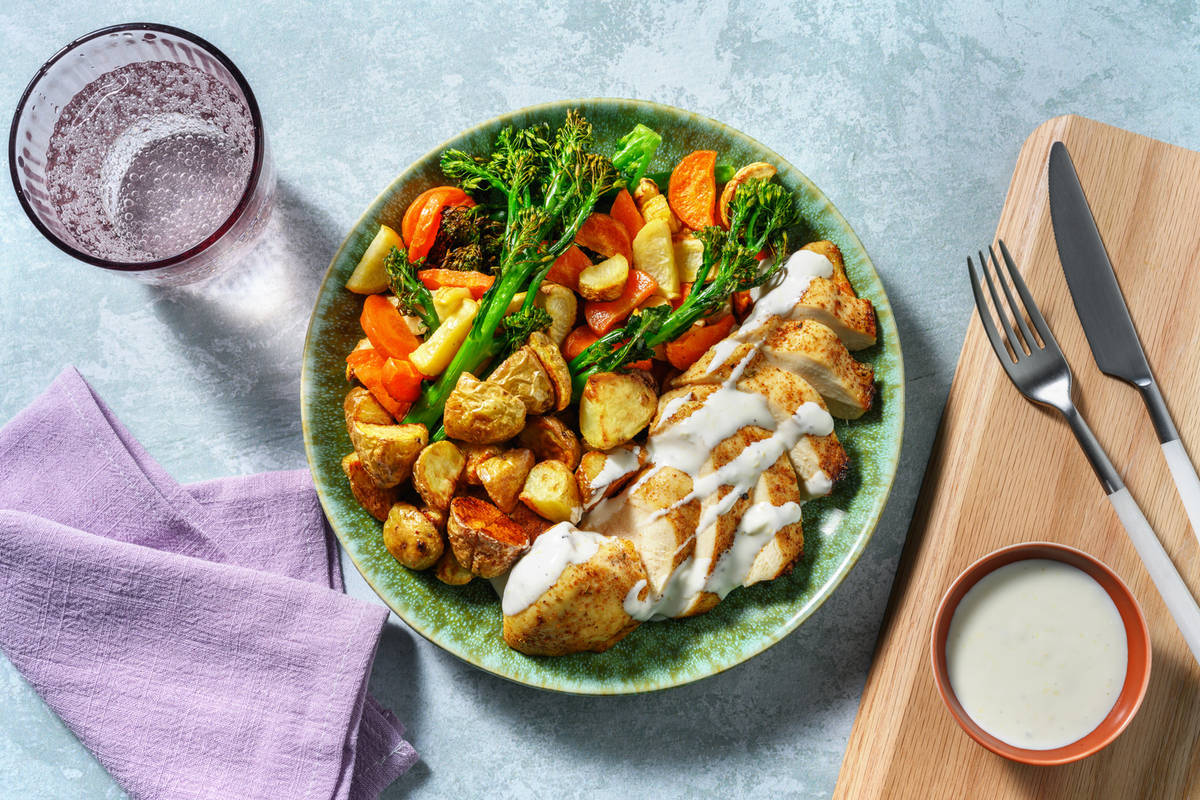 Cajun Traybake with Beef Rump