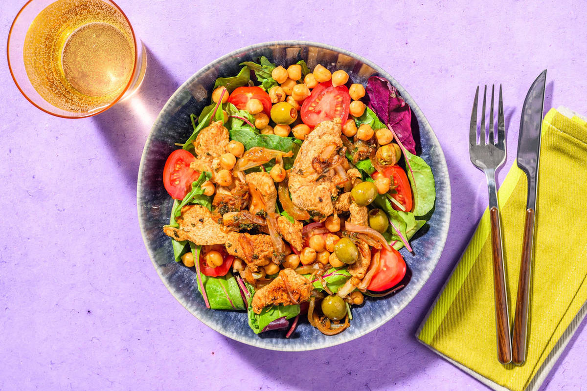 Pollo alla chermoula di limone e prezzemolo