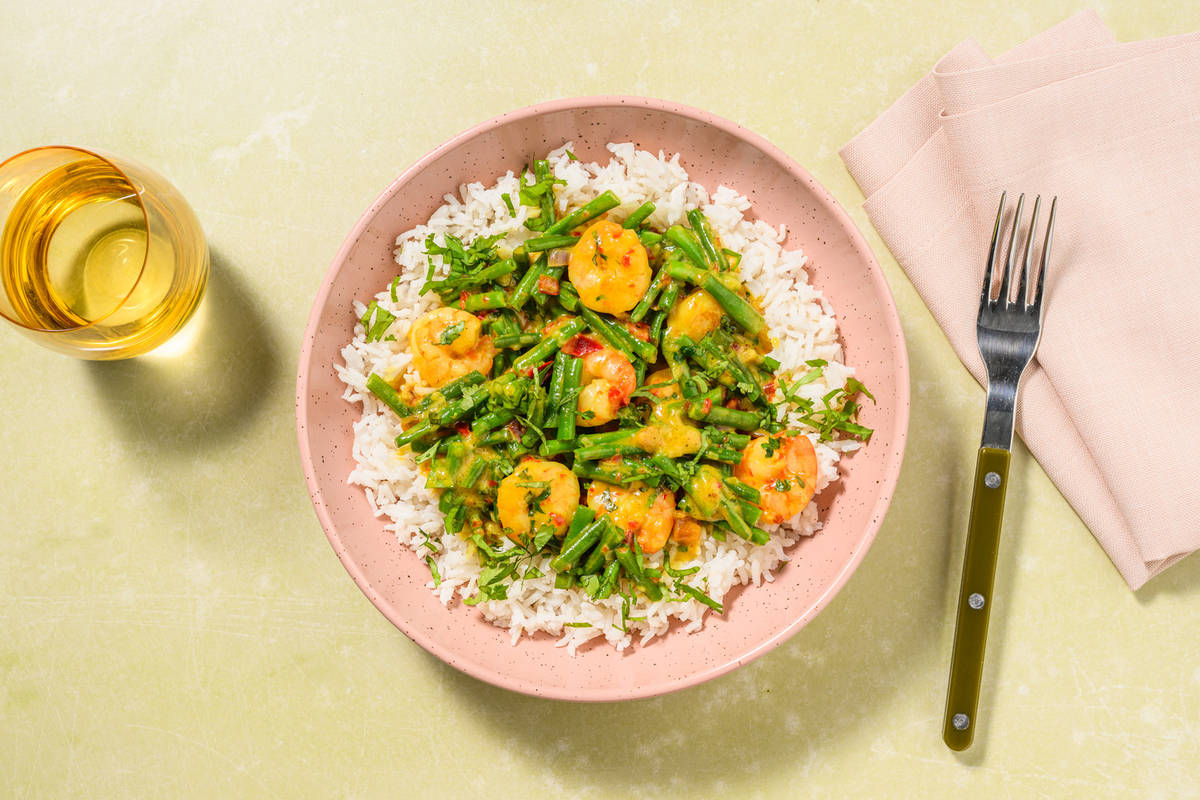 Sweet and Spicy Prawn Curry