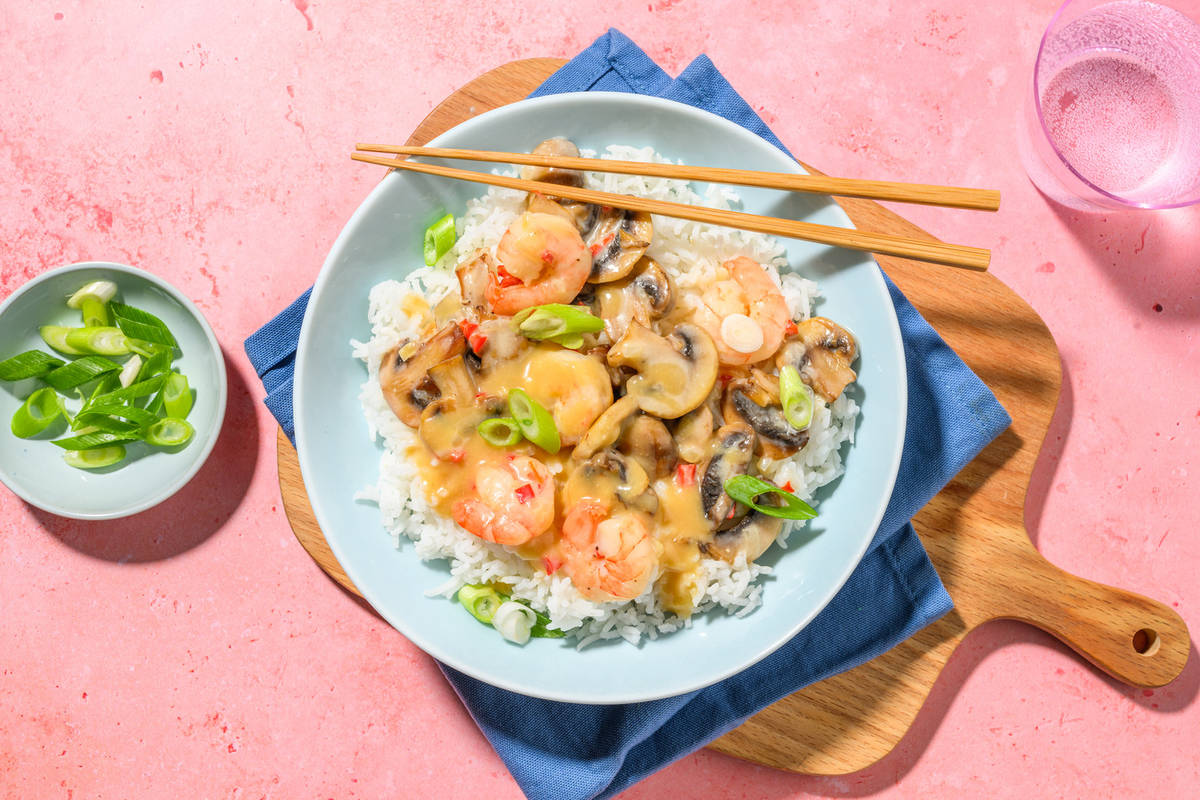 Umami Honey Chicken in Creamy Curry