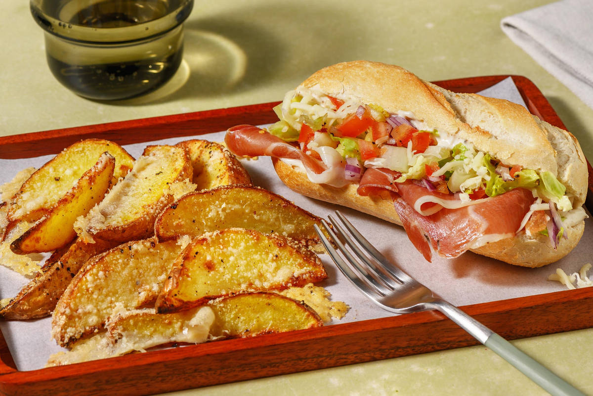 Italiensk prosciuttobaguette