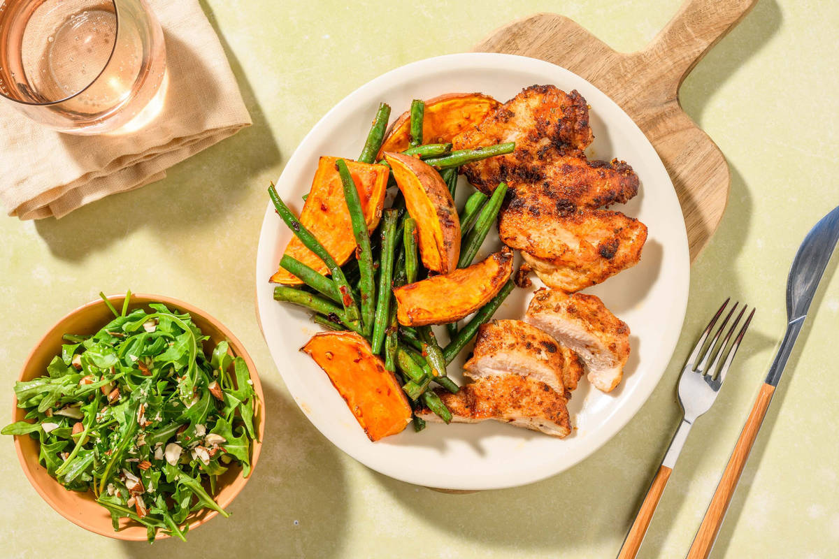 Bistecca di cosce di pollo alla paprika
