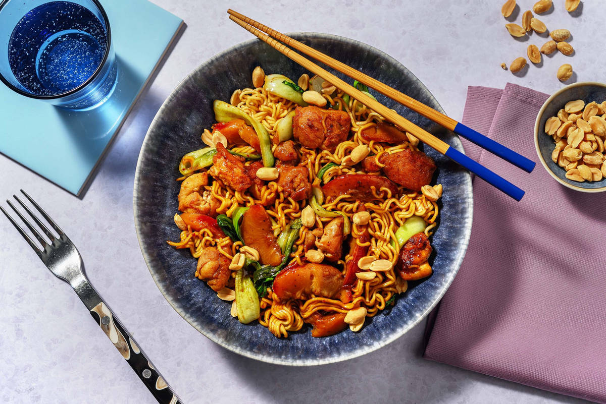 Double Chicken and Plum Stir-Fry