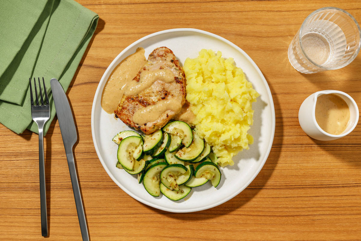 Lomo marinado en salsa de chalota