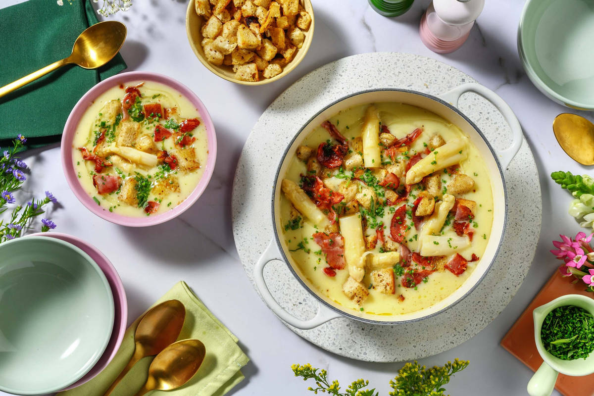 Velouté d'asperges maison