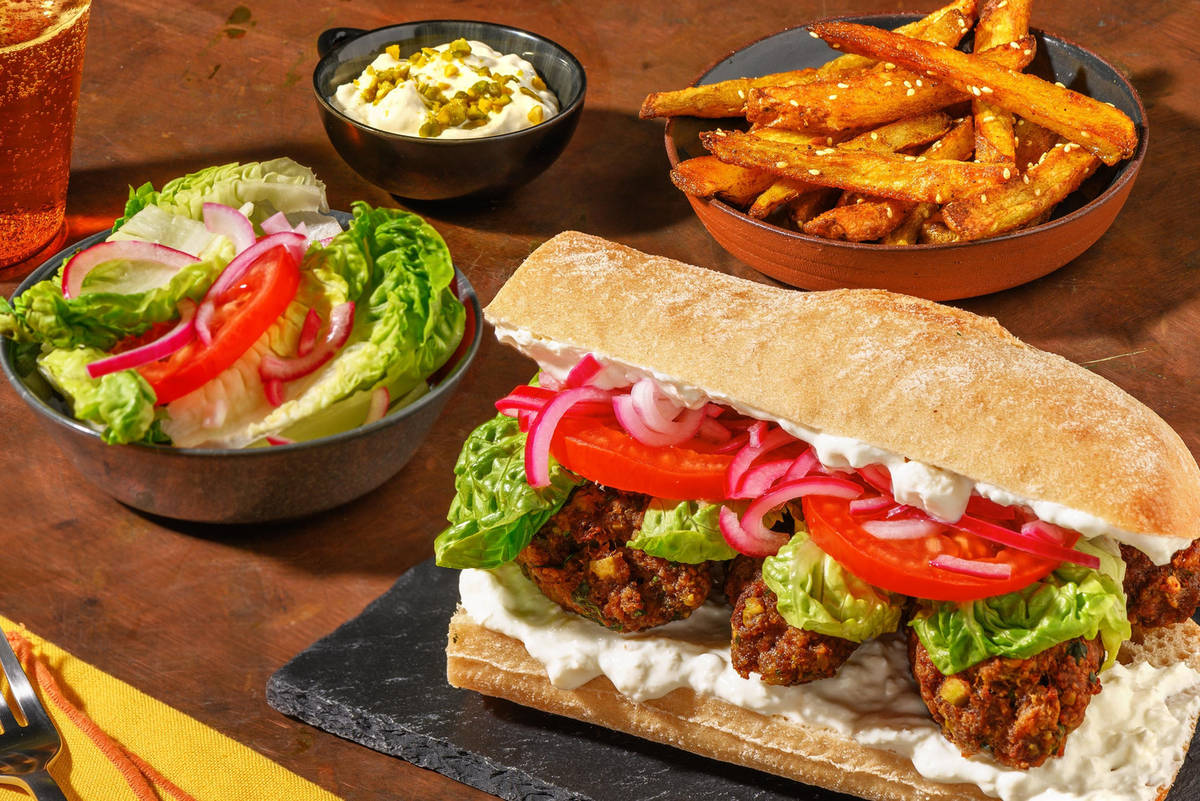 Libanesisk sandwich på pistagekoftas