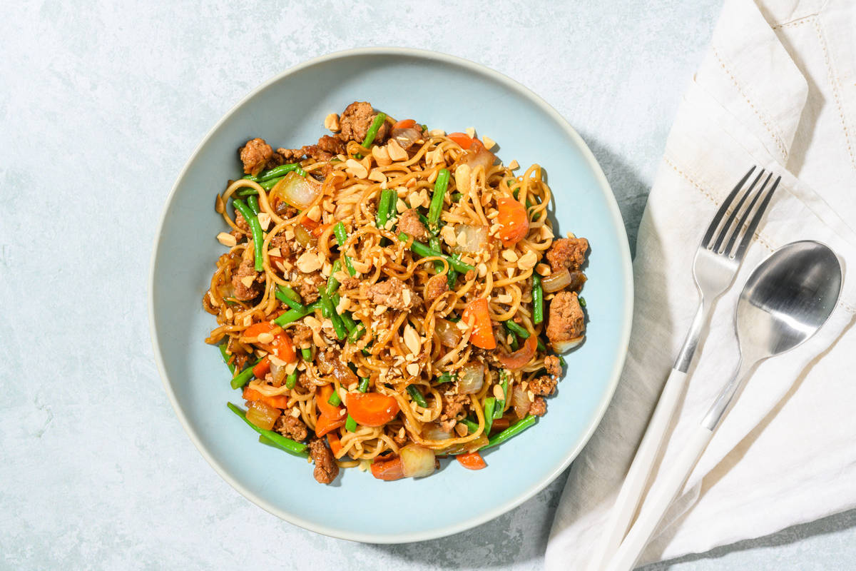 Weeknight Fragrant Hoisin Pork Noodles