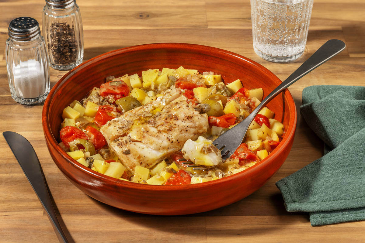 Merluzzo in guazzetto all'anconetana