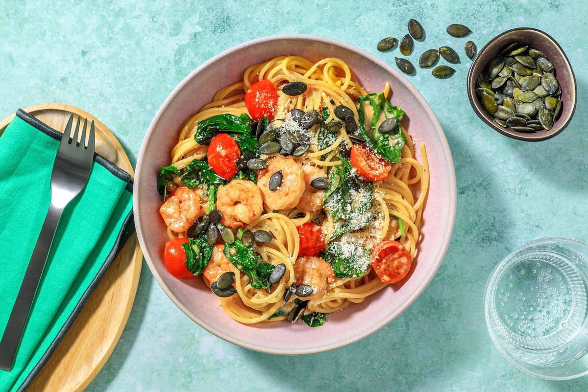 Middelhavsinspirert rekepasta