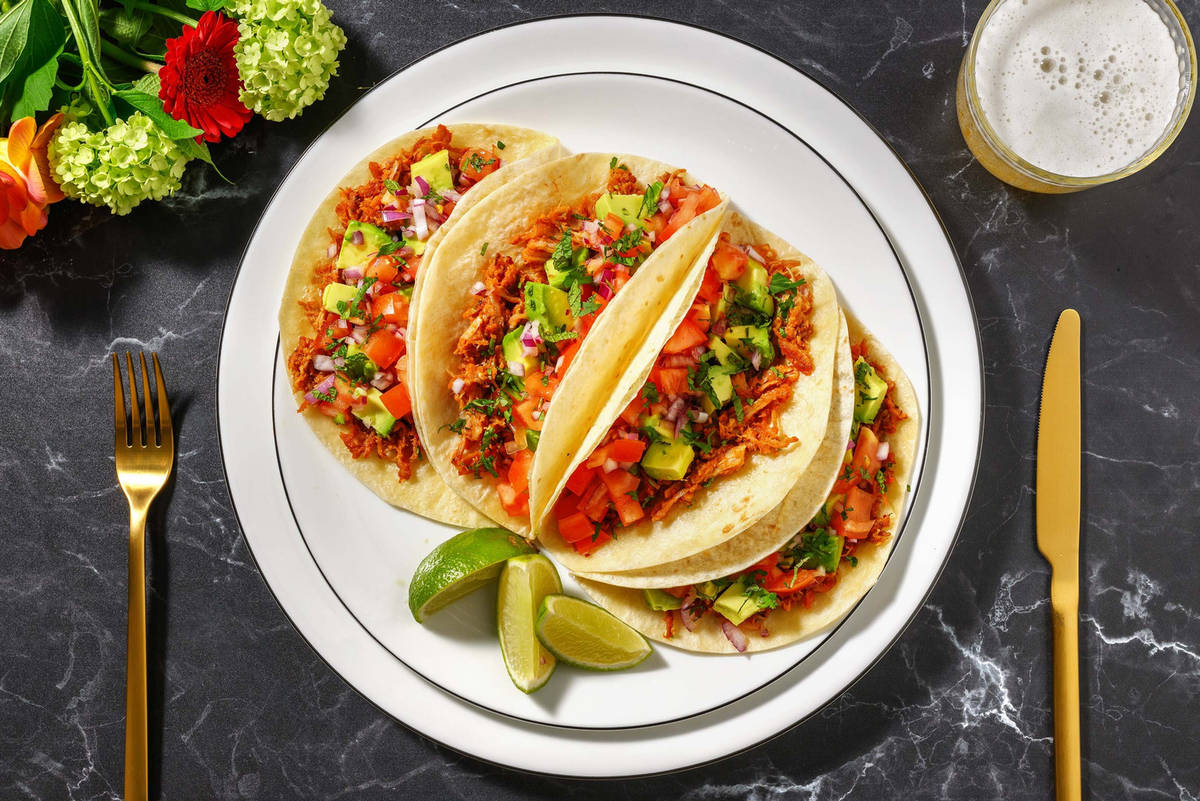 Vegane Carnitas! Tacos mit veganem Pulled