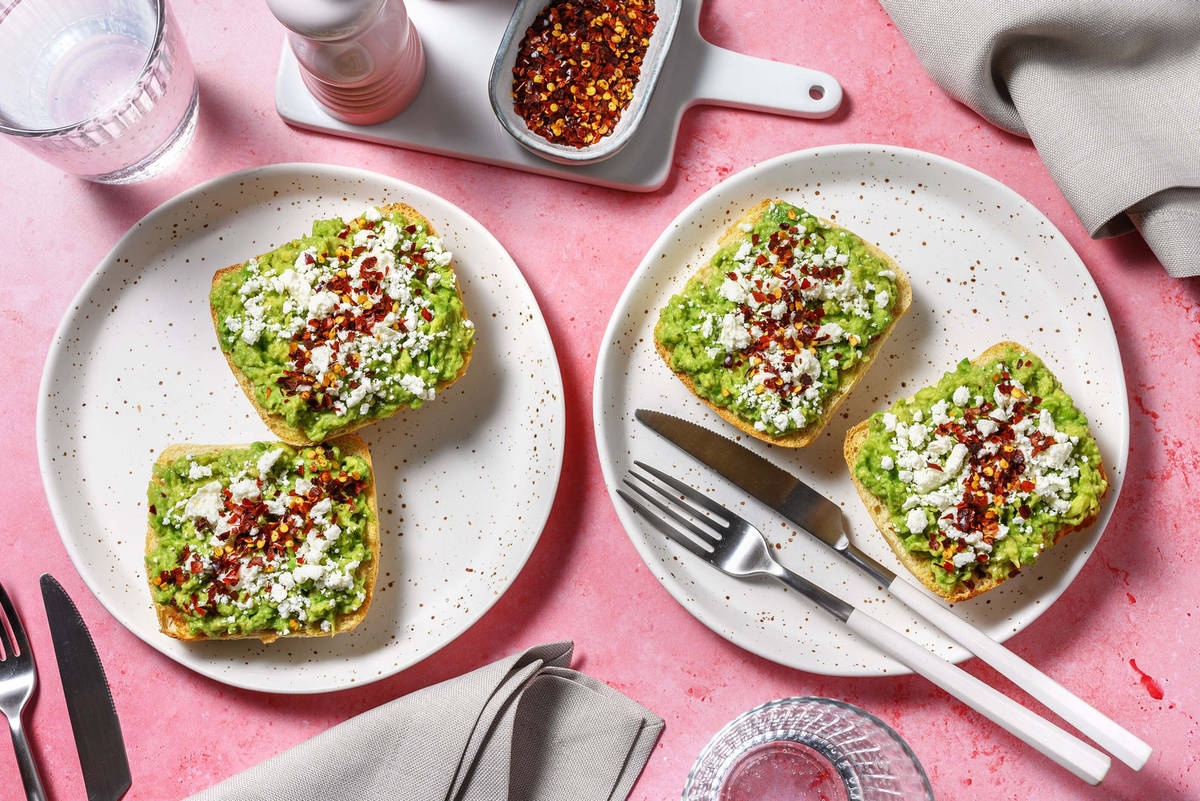Smashed Avocado Breakfast Ciabatta